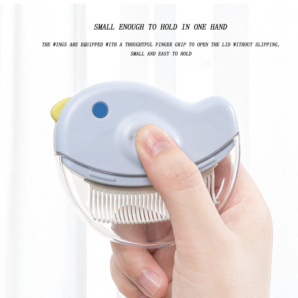 JMT-208138 Compact Pet Grooming Brush for Effective Hair Removal - Ideal for Cats and Dogs