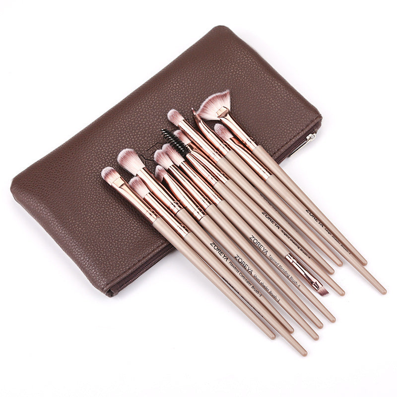 JMT-208330 ZOREYA Soft Makeup Brush with Long Handle and Man-Made Fiber Bristles - 17CM Length