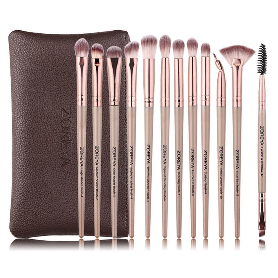 JMT-208330 ZOREYA Soft Makeup Brush with Long Handle and Man-Made Fiber Bristles - 17CM Length