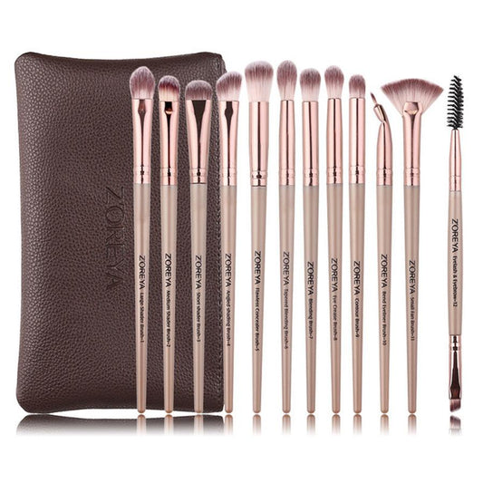 JMT-208330 ZOREYA Soft Makeup Brush with Long Handle and Man-Made Fiber Bristles - 17CM Length