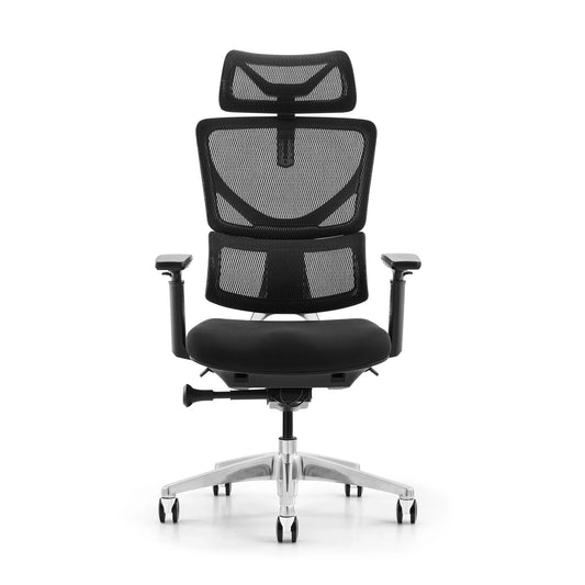 JMT-208650 Ergonomic Adjustable Executive Office Chair with Swivel Lift and Mesh Lumbar Support