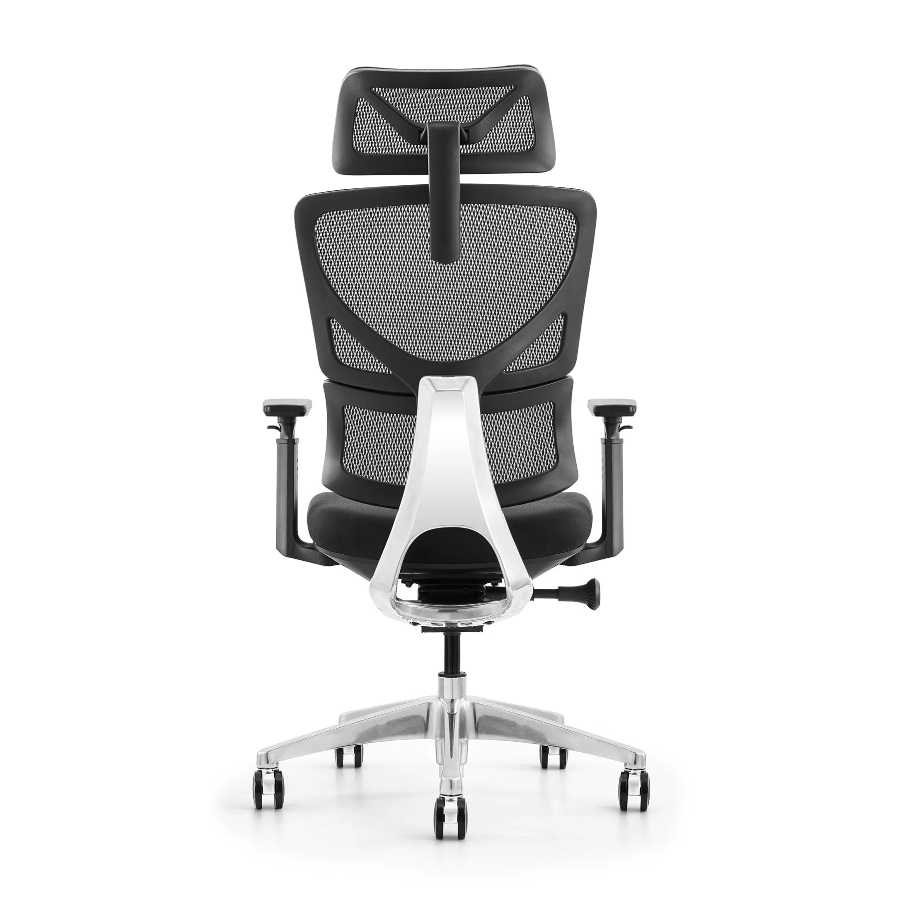 JMT-208650 Ergonomic Adjustable Executive Office Chair with Swivel Lift and Mesh Lumbar Support