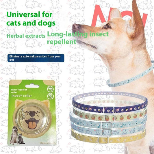 JMT-208714 Cartoon Pattern Anti-Mosquito Collar for Dogs and Cats in Various Sizes and Colors