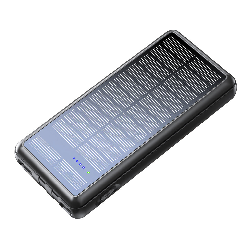 JMT-209226 Dual-Wire Solar Power Bank with Input and Output Ports