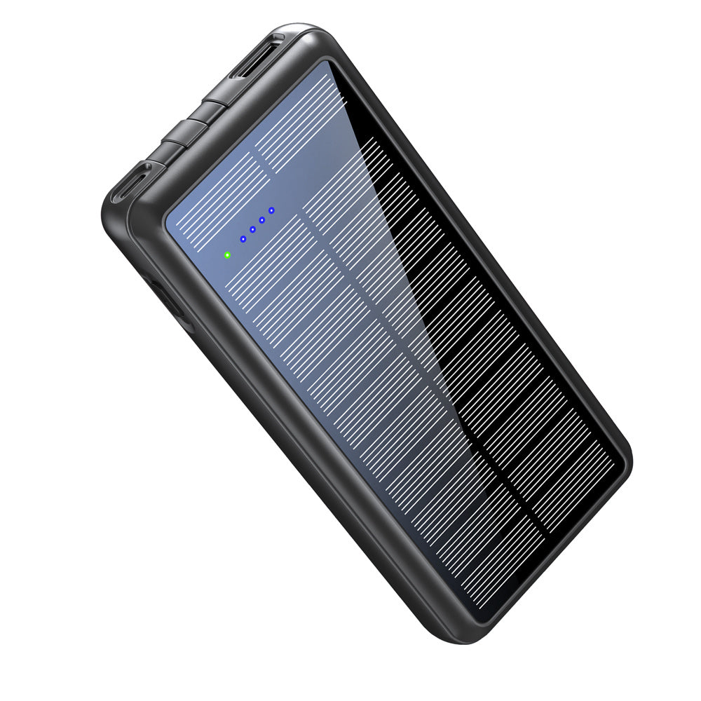 JMT-209226 Dual-Wire Solar Power Bank with Input and Output Ports