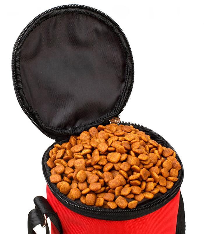 JMT-209226 Waterproof Dog Food Storage Bag with Travel Bowls for Dry Food