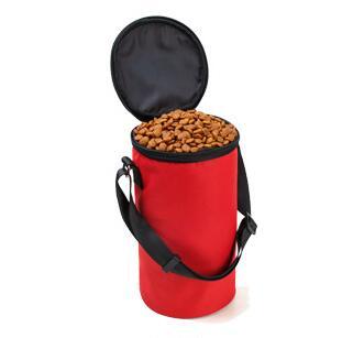 JMT-209226 Waterproof Dog Food Storage Bag with Travel Bowls for Dry Food
