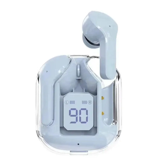 JMT-209226 Wireless Bluetooth In-Ear Headset with LED Display and Transparent Design