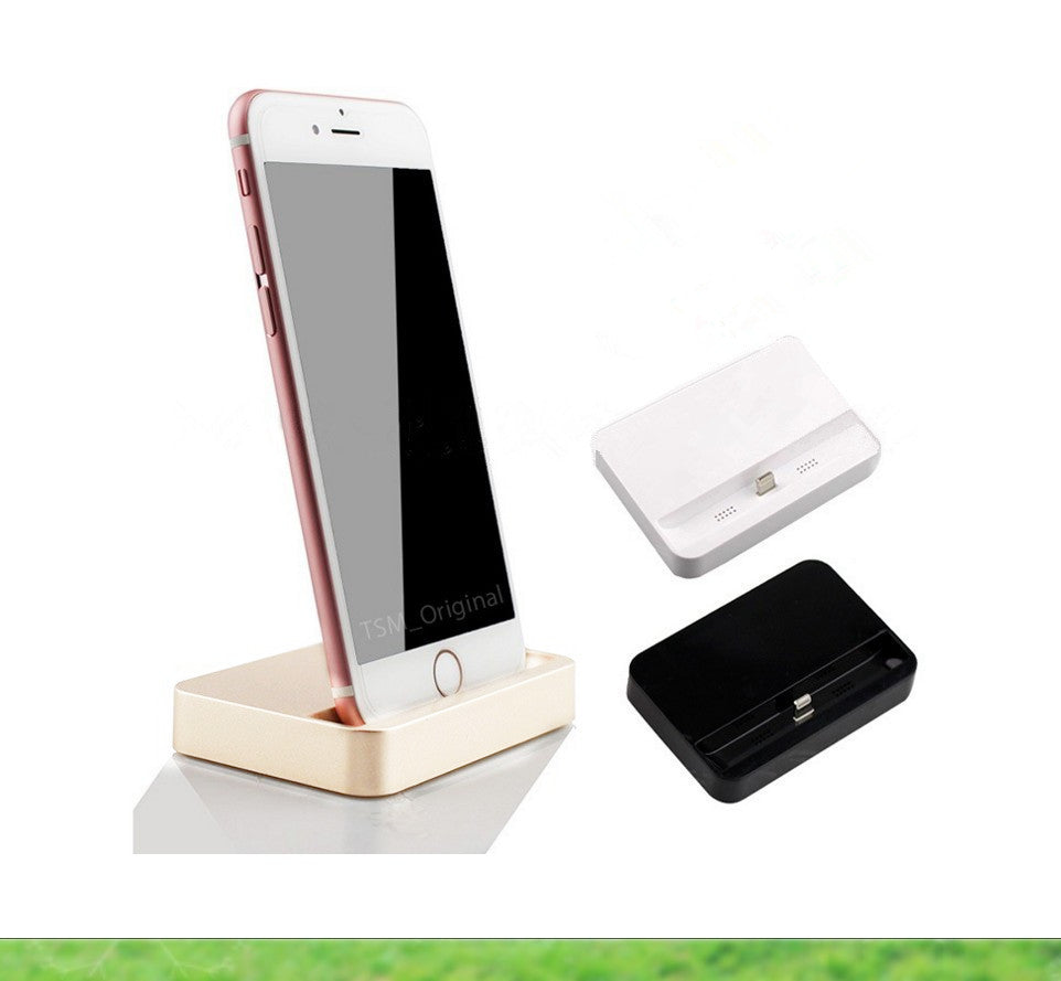 JMT-209546 Portable 8-Pin Charging Dock Station for iPhone 5/5S/6/6S, iPod Touch 5 - Compact Design for Home & Office
