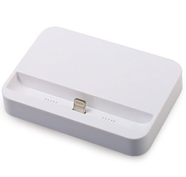 JMT-209546 Portable 8-Pin Charging Dock Station for iPhone 5/5S/6/6S, iPod Touch 5 - Compact Design for Home & Office