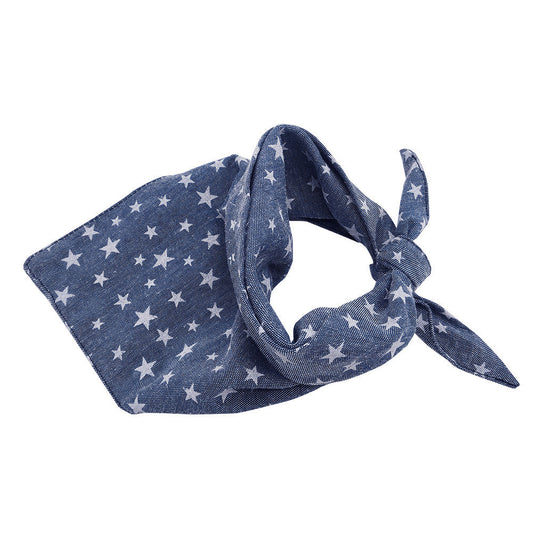 JMT-209674 Double-Sided Triangle Pet Scarf for Dogs and Cats - Saliva Towel with Reversible Design, Sizes S and L