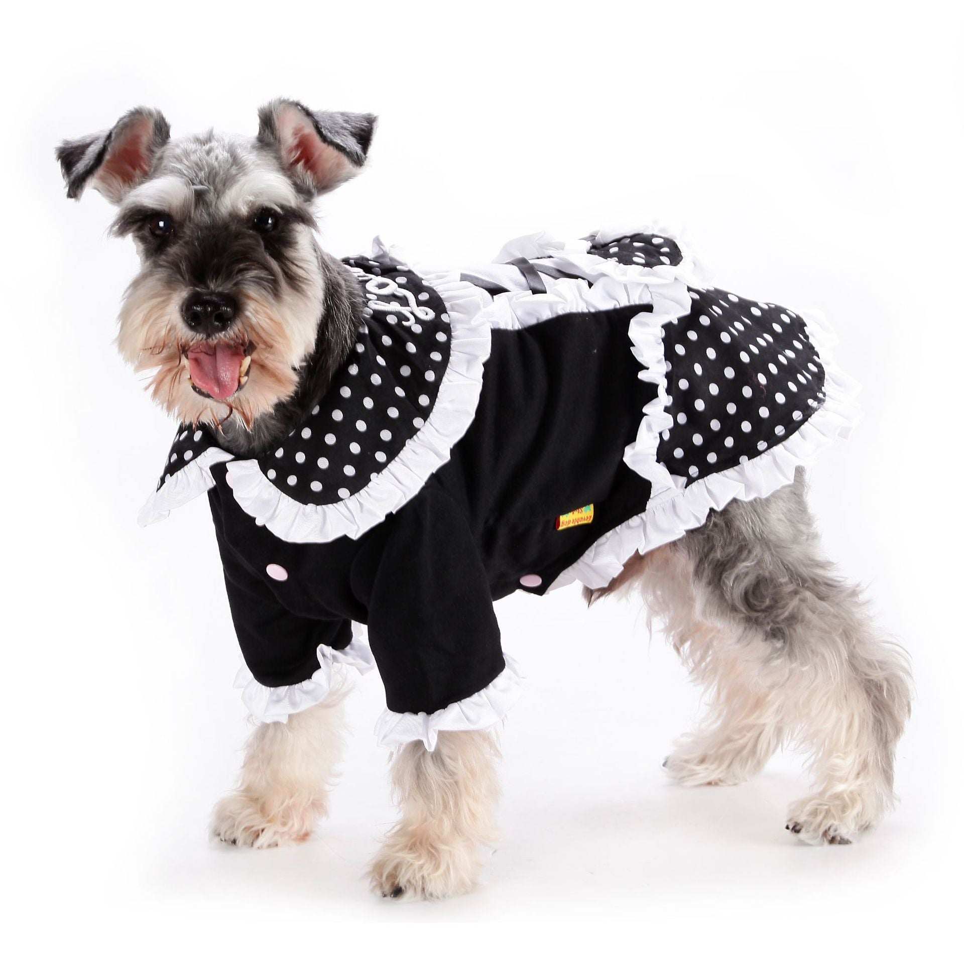 JMT-209994 Elegant Black Casual Lolita Princess Dress for Women - Slim Fit Cotton Skirt