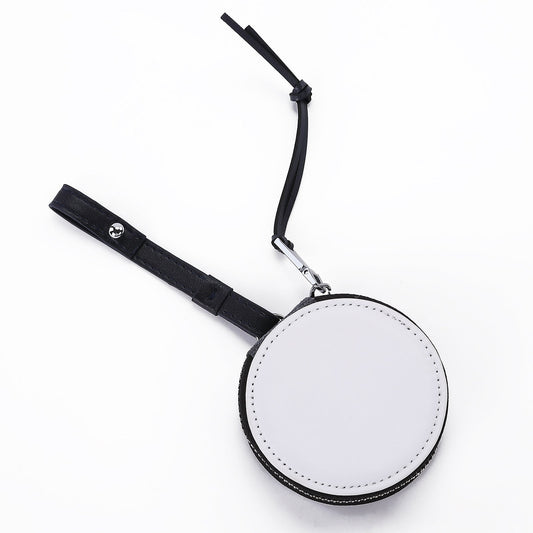 JMT-210186 Apple-Compatible Earphone Bag Sleeve - Handmade PU Heat Transfer Design