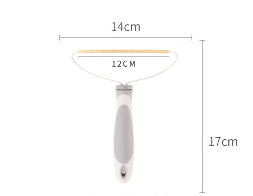 JMT-210442 Pet Hair Removal Tool for Carpets, Upholstery, and Furniture - Heavy-Duty Fuzz Remover with Copper and Stainless Steel Design
