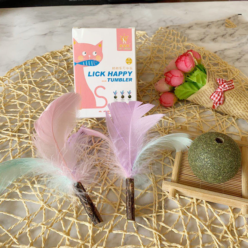 JMT-210506 Mint Ball Tumbler Cat Vent Toy for Interactive Nibbling Fun