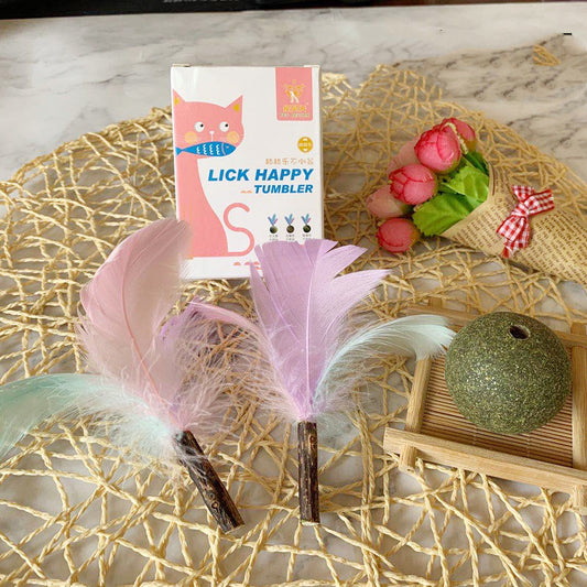 JMT-210506 Mint Ball Tumbler Cat Vent Toy for Interactive Nibbling Fun