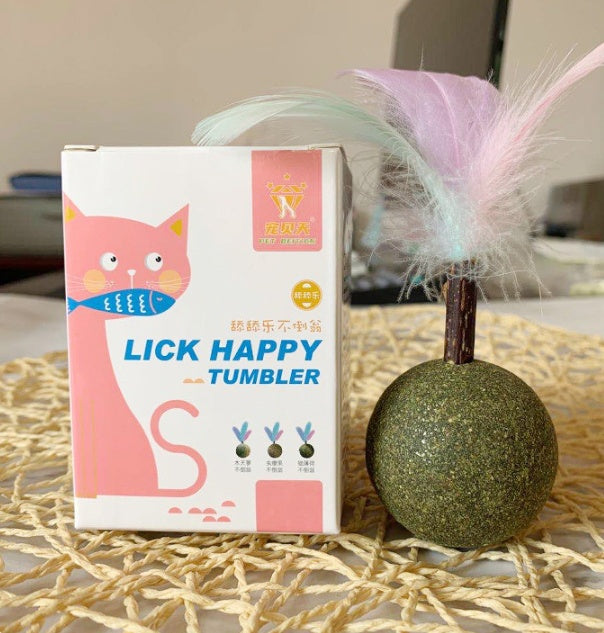 JMT-210506 Mint Ball Tumbler Cat Vent Toy for Interactive Nibbling Fun