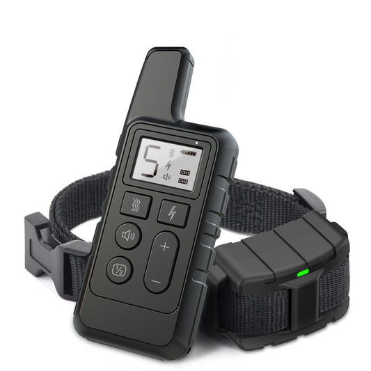 JMT-211018 Rechargeable Dog Training Collar with Adjustable Levels and Waterproof Design