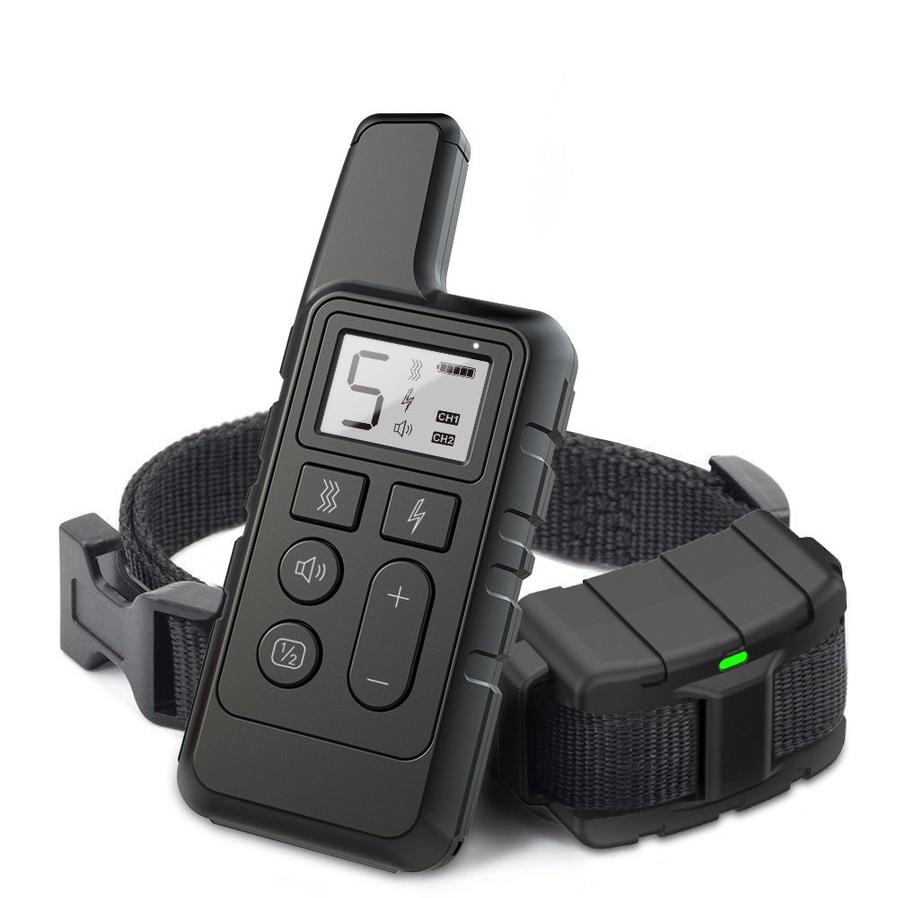 JMT-211018 Rechargeable Dog Training Collar with Adjustable Levels and Waterproof Design