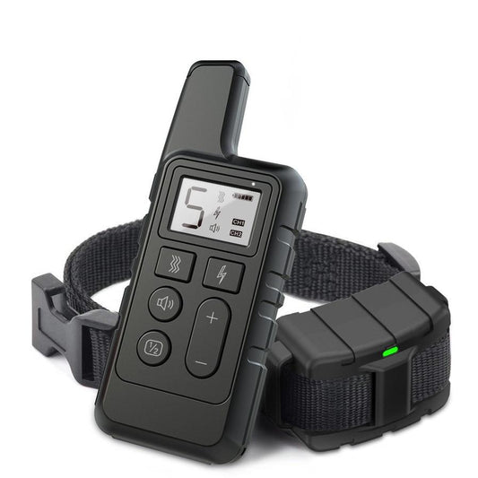 JMT-211018 Rechargeable Dog Training Collar with Adjustable Levels and Waterproof Design