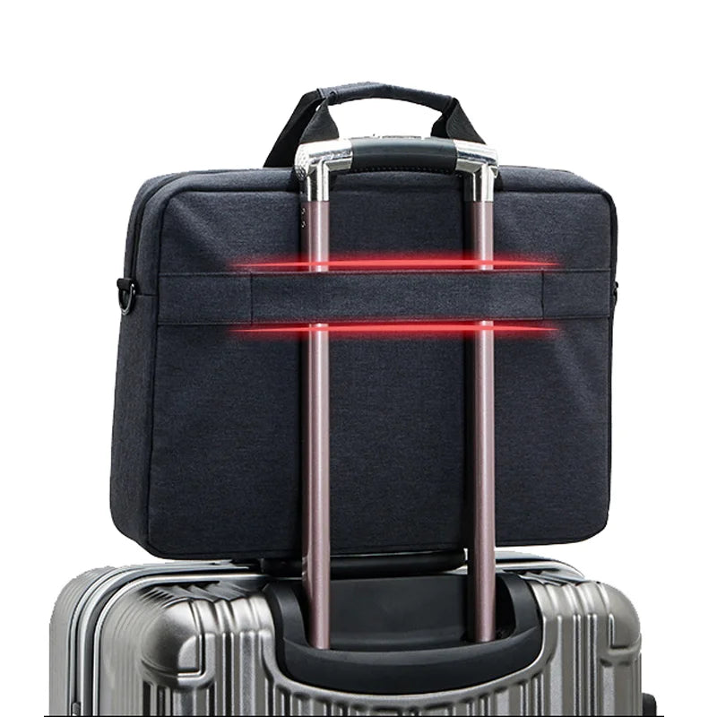JMT-211082 Waterproof Laptop Messenger Bag for 14, 15, 17 Inch Laptops - Durable Tote Bag for Men and Women