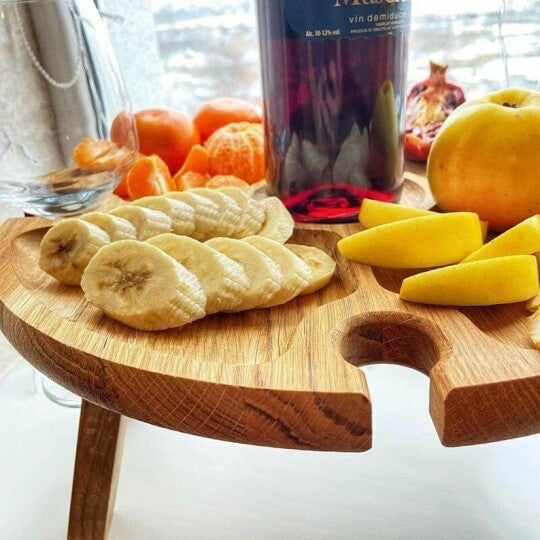 JMT-211210 Compact Foldable Table for Outdoor Wine and Snack Enjoyment