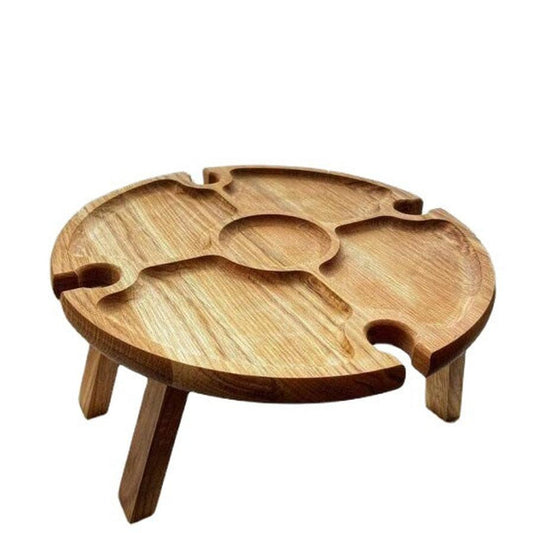 JMT-211210 Compact Foldable Table for Outdoor Wine and Snack Enjoyment