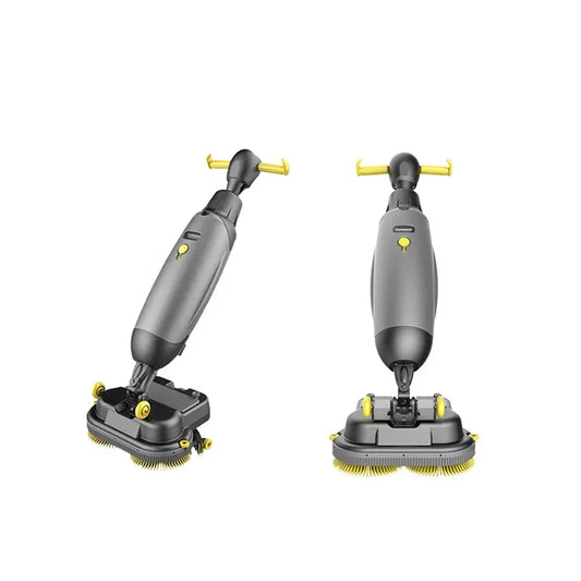 JMT-211466 Cordless Lithium Battery Walk-Behind Floor Scrubber for Efficient Cleaning on Construction Sites