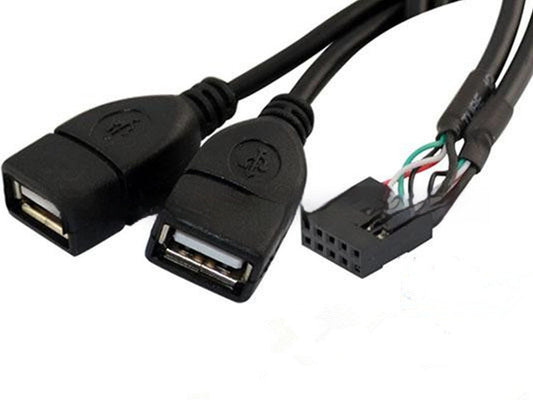 JMT-211530 USB Dual AM-head Data Cable 28AWG, 45CM Length, Supports Plug and Play for Digital Devices