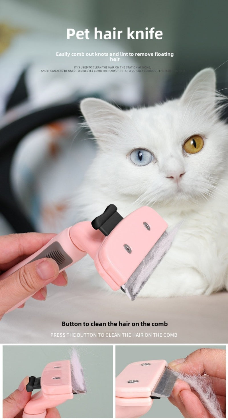 JMT-211594 Pet Hair Trimmer and Shaving Razor with Comb for Cats and Dogs