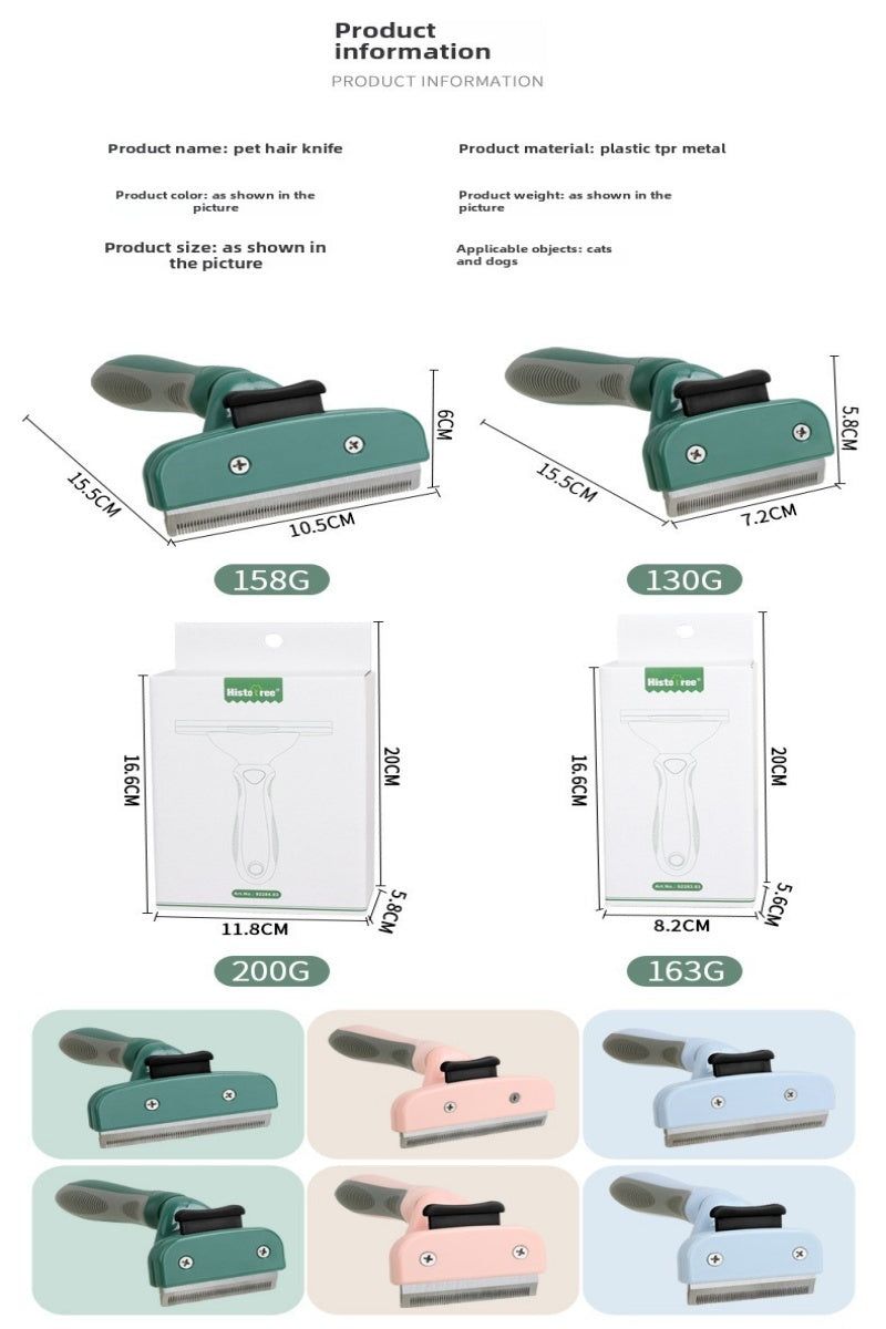 JMT-211594 Pet Hair Trimmer and Shaving Razor with Comb for Cats and Dogs