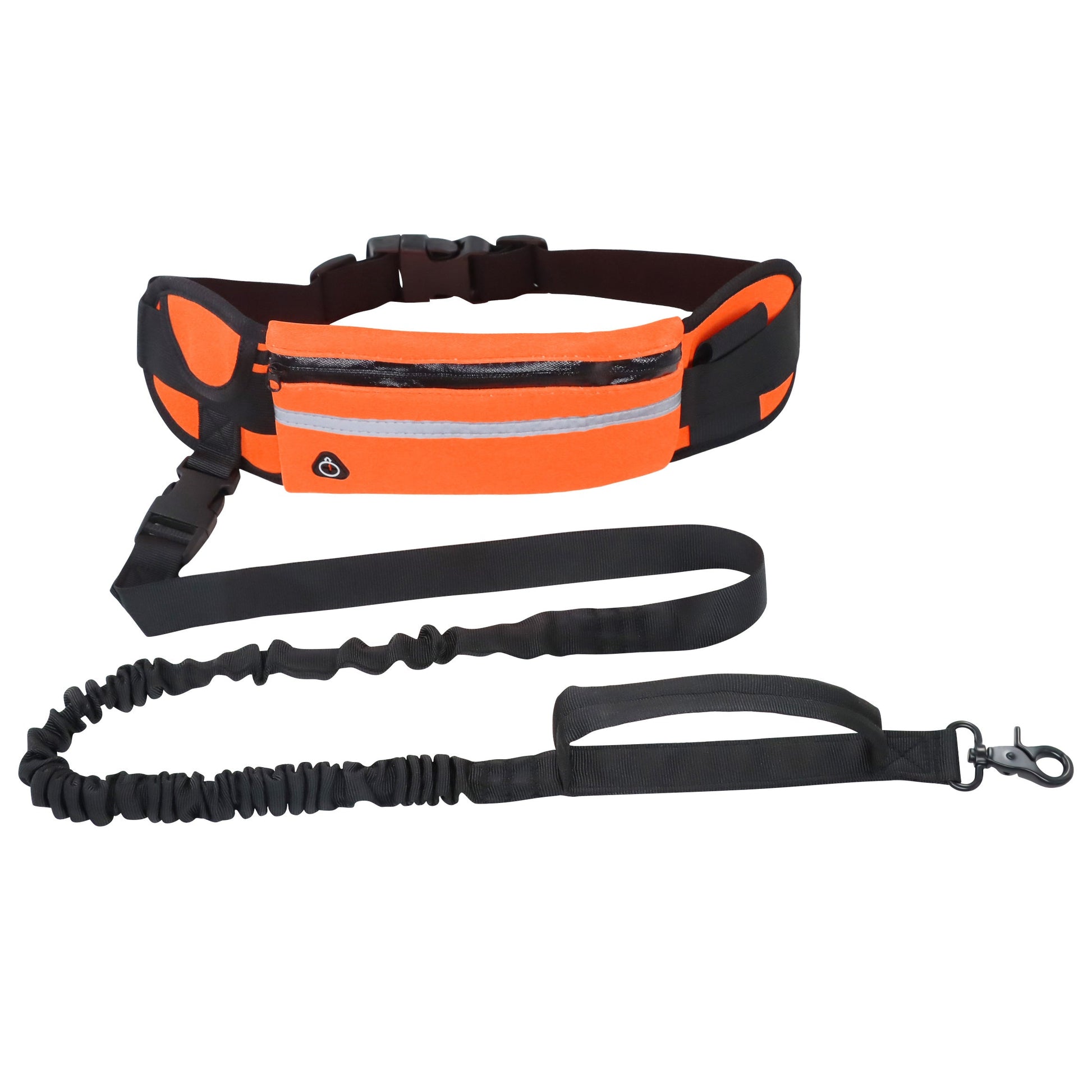 JMT-211850 Reflective Nylon Waist Bag with Traction Rope for Dogs and Cats - Adjustable and Durable