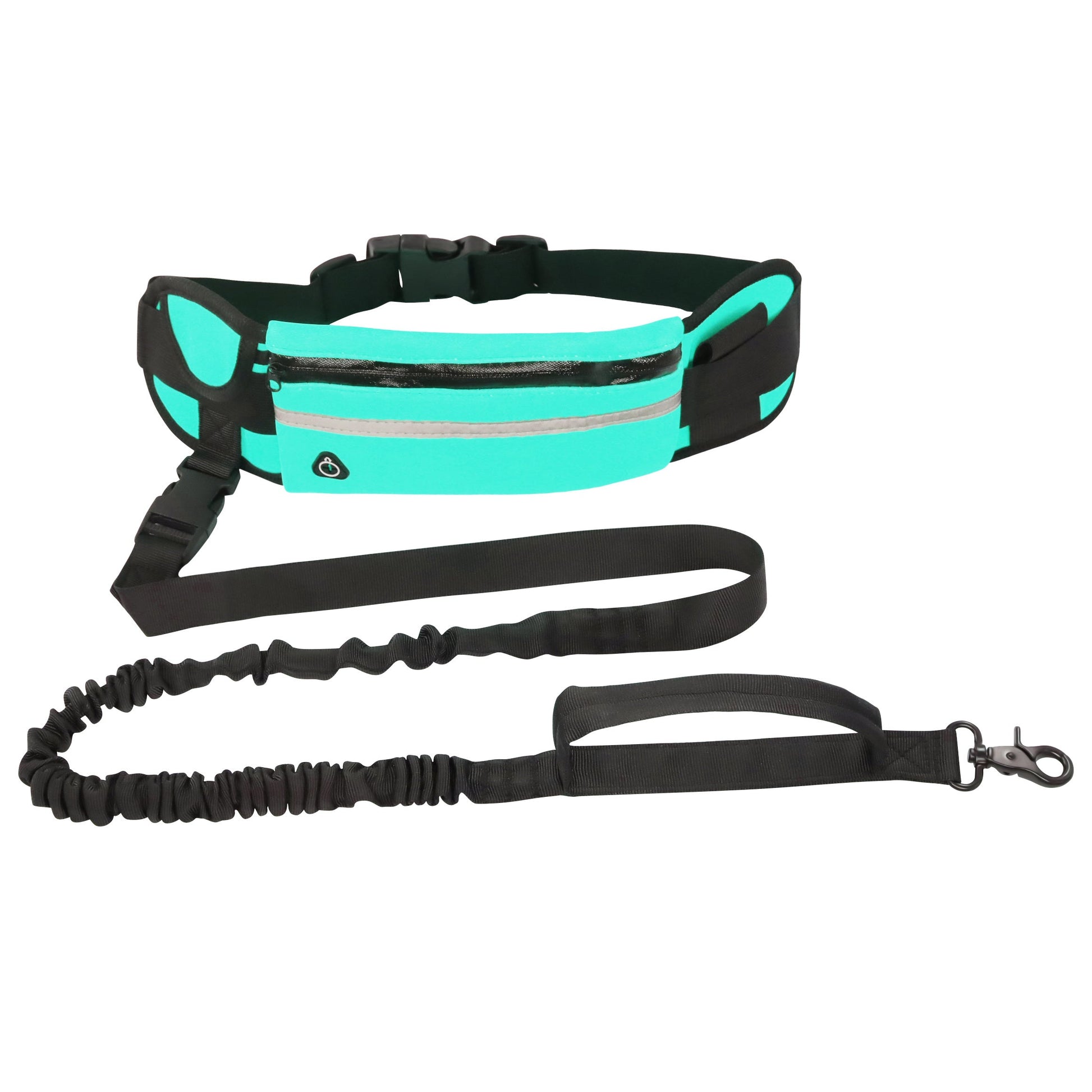 JMT-211850 Reflective Nylon Waist Bag with Traction Rope for Dogs and Cats - Adjustable and Durable