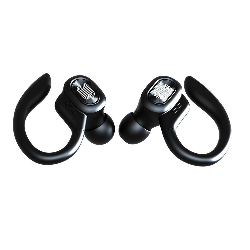 JMT-212170 Binaural Ear Hook Bluetooth Headset with Touch Control and LED Battery Display