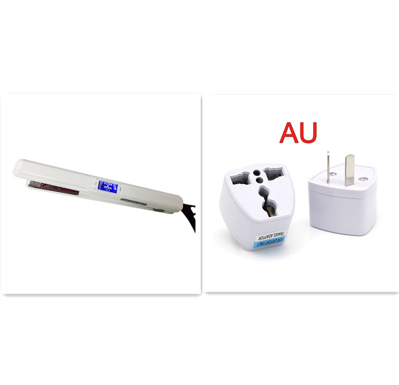 JMT-212490 Alloy Hair Straightener with Adjustable Temperature Control for Wet and Dry Hair, 40-80°C, 1-2 Minutes Styling Time, 360-Degree Rotating Cord