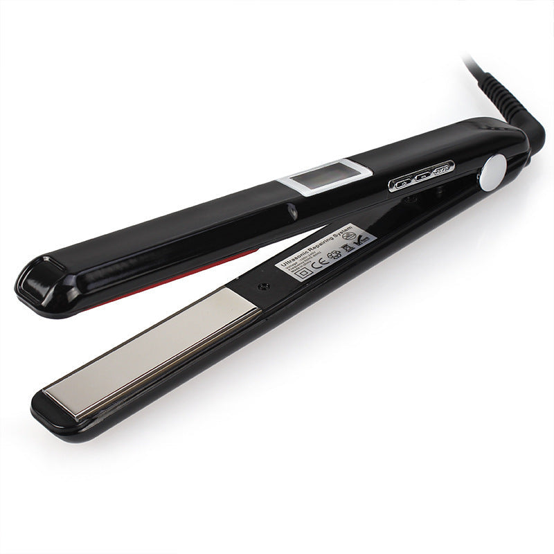 JMT-212490 Alloy Hair Straightener with Adjustable Temperature Control for Wet and Dry Hair, 40-80°C, 1-2 Minutes Styling Time, 360-Degree Rotating Cord