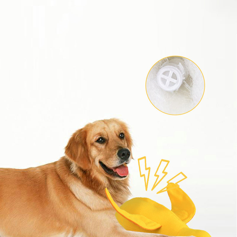 JMT-212490 Pet Toy with Sniffing Training Features and Treat Dispenser – Dog Sound Duck Plush Toy for Dental Health