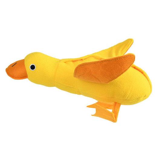 JMT-212490 Pet Toy with Sniffing Training Features and Treat Dispenser – Dog Sound Duck Plush Toy for Dental Health