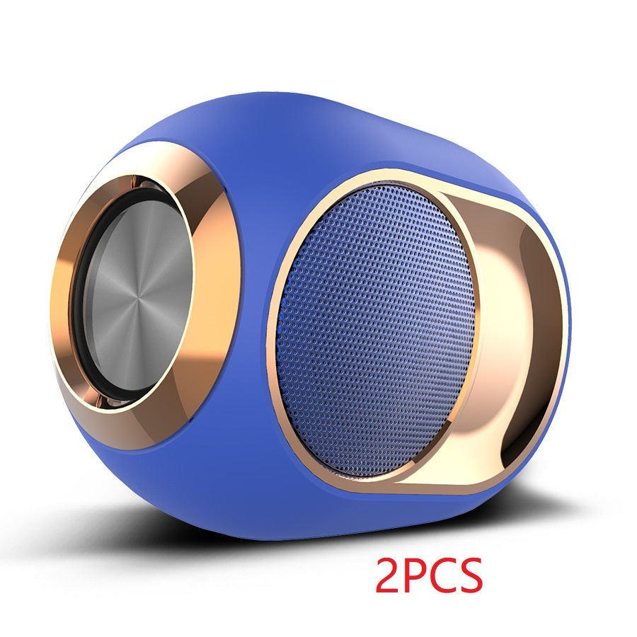 JMT-212682 Wireless TWS Subwoofer Speaker with Bluetooth 5.0, TF Card Reader, AUX Connection, and FM Radio