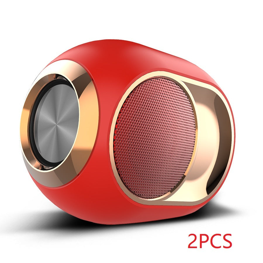 JMT-212682 Wireless TWS Subwoofer Speaker with Bluetooth 5.0, TF Card Reader, AUX Connection, and FM Radio