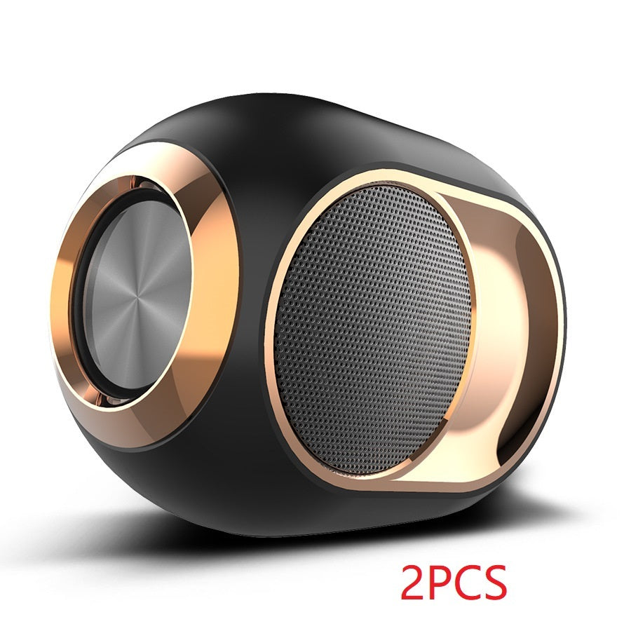 JMT-212682 Wireless TWS Subwoofer Speaker with Bluetooth 5.0, TF Card Reader, AUX Connection, and FM Radio