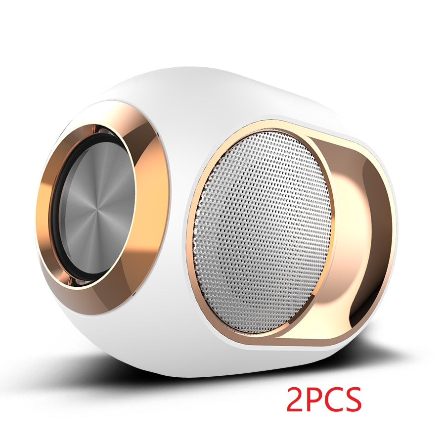 JMT-212682 Wireless TWS Subwoofer Speaker with Bluetooth 5.0, TF Card Reader, AUX Connection, and FM Radio