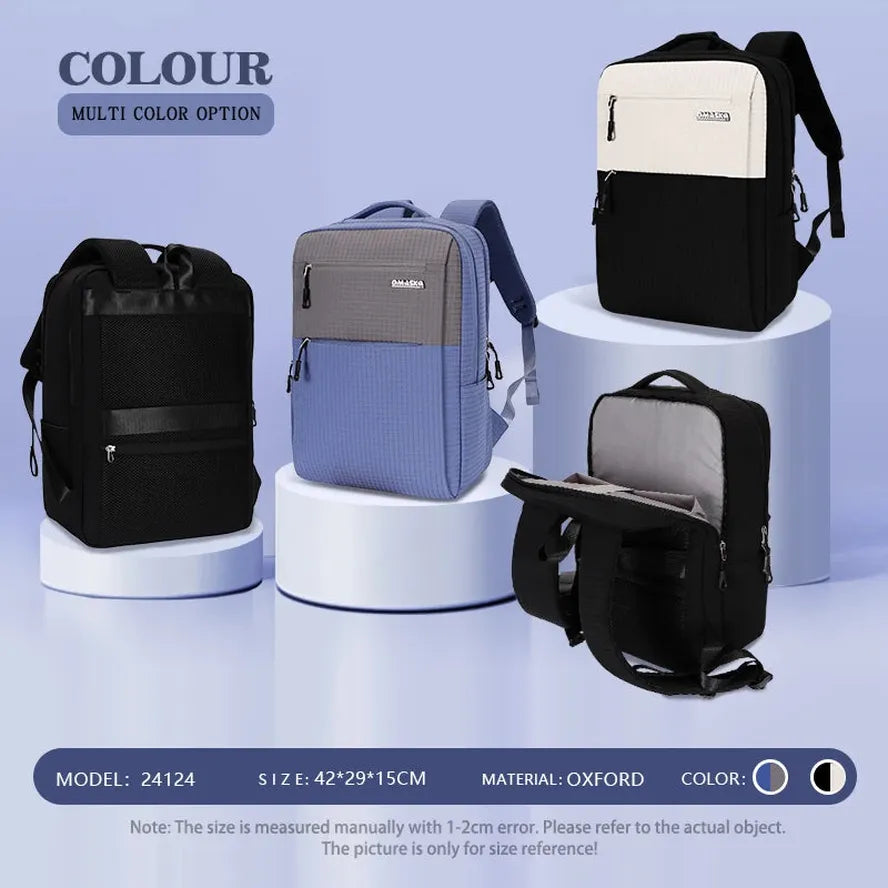 JMT-213066 Custom Logo Laptop Backpack for Men and Women, 17 Inch Business and Student Bag