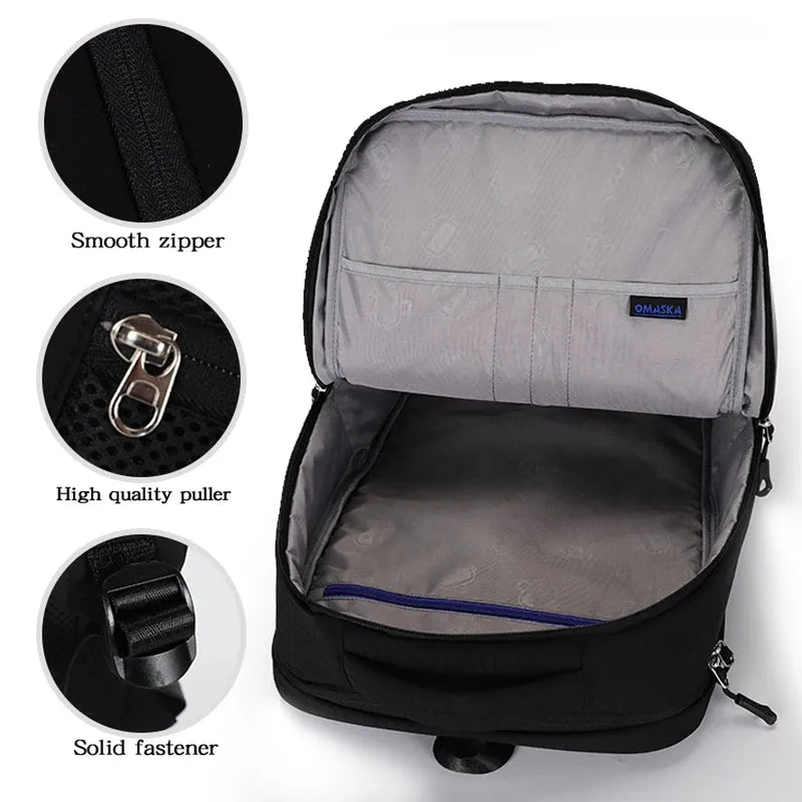 JMT-213066 Custom Logo Laptop Backpack for Men and Women, 17 Inch Business and Student Bag