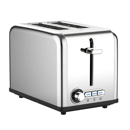 JMT-213322 Classic 2-Slice Toaster with 38mm Side Slots for Kitchen and Household Use