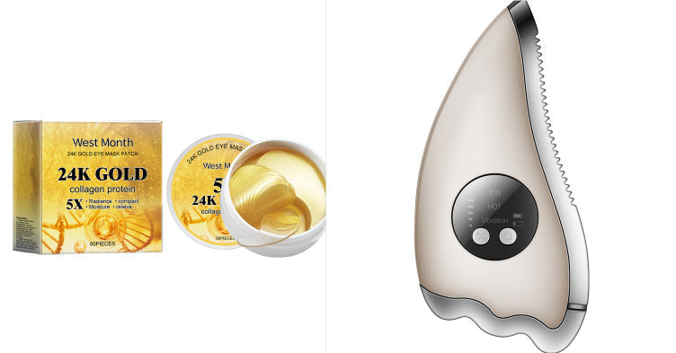 JMT-213642 Electric Gua Sha Facial Massager with USB Charging, 5 Temperature Settings and Heating Function