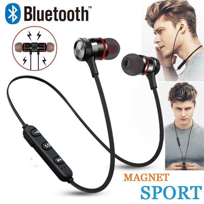 JMT-213642 Wireless Magnetic Bluetooth Headset with Stereo Sound and Call Function - TWS Ear XT6