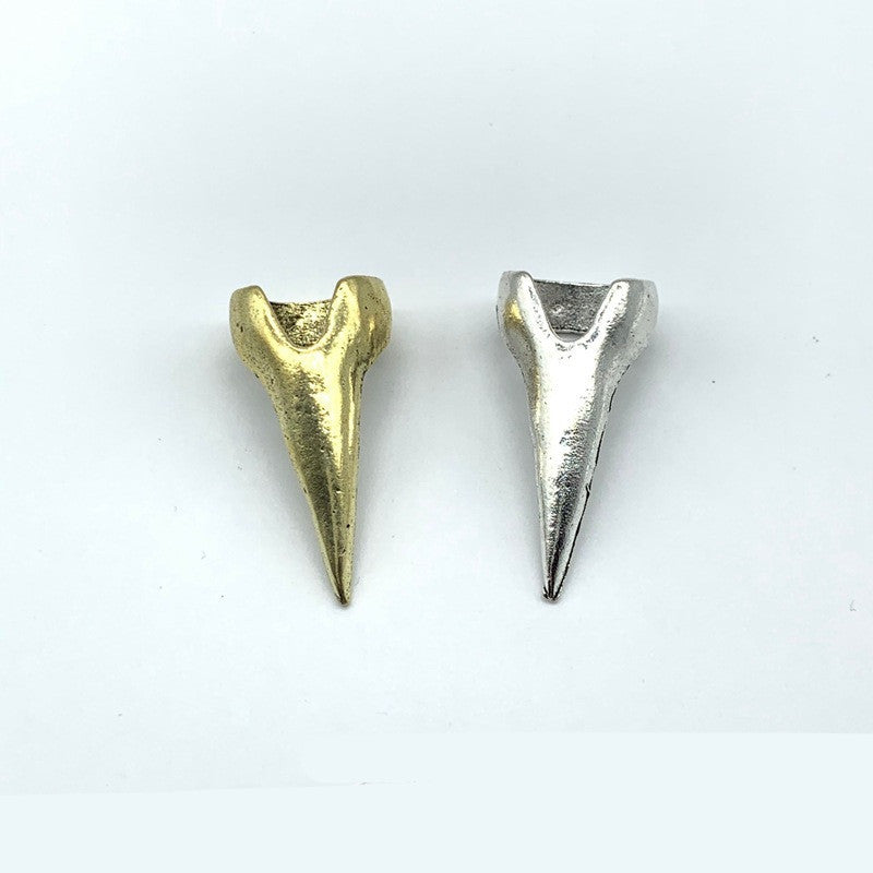 JMT-213962 Gothic Punk Style Retro Magic Claw Spiked False Nails in Bronze and Ancient Silver