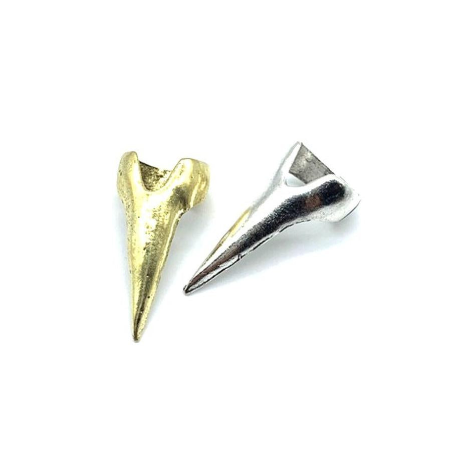 JMT-213962 Gothic Punk Style Retro Magic Claw Spiked False Nails in Bronze and Ancient Silver