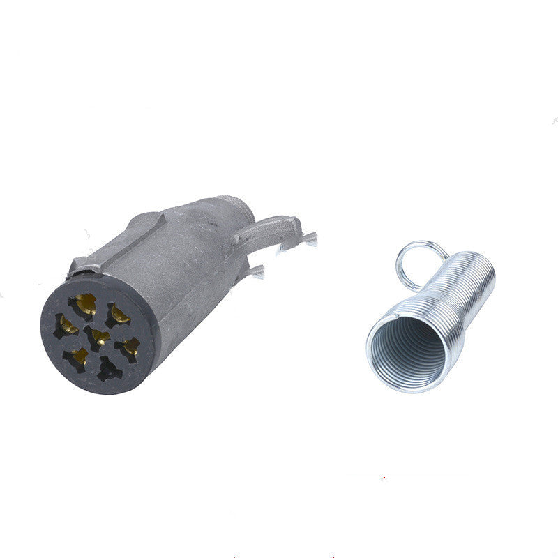 JMT-213962 Seven-Hole Plug for Trailers and Trucks - Durable Quick Connector for Secure Wire Connection